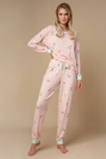 MACARONS pijama roz